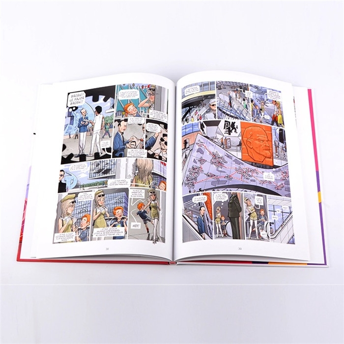 professional designed full color paperback high picture quality comic