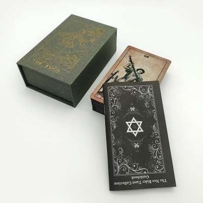 Hot Stamping Transfer Printing affirmation cards decks custom tarot card printing