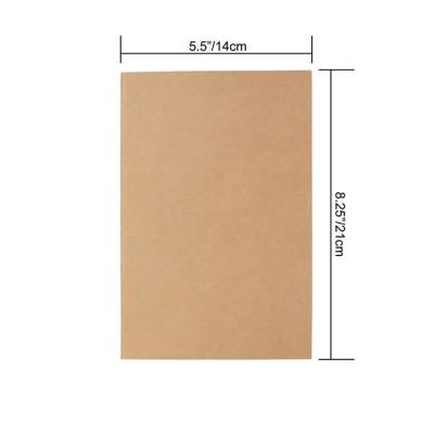 Customized kraft paper cover small notepad printing pocket Memo Pad Writing Notepad printing